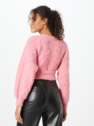 Missguided Strickjacke in Pink