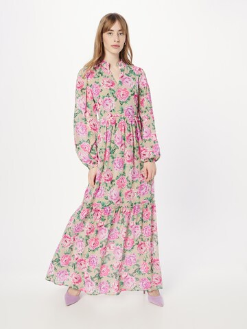 Robe 'URA' VILA en beige : devant
