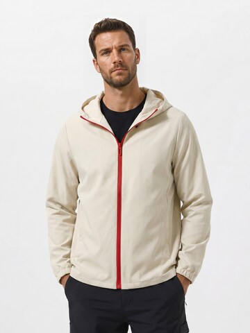YOUTHUP Athletic Jacket 'Kombi' in White
