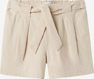 NAME IT - Pantalón en beige: frente