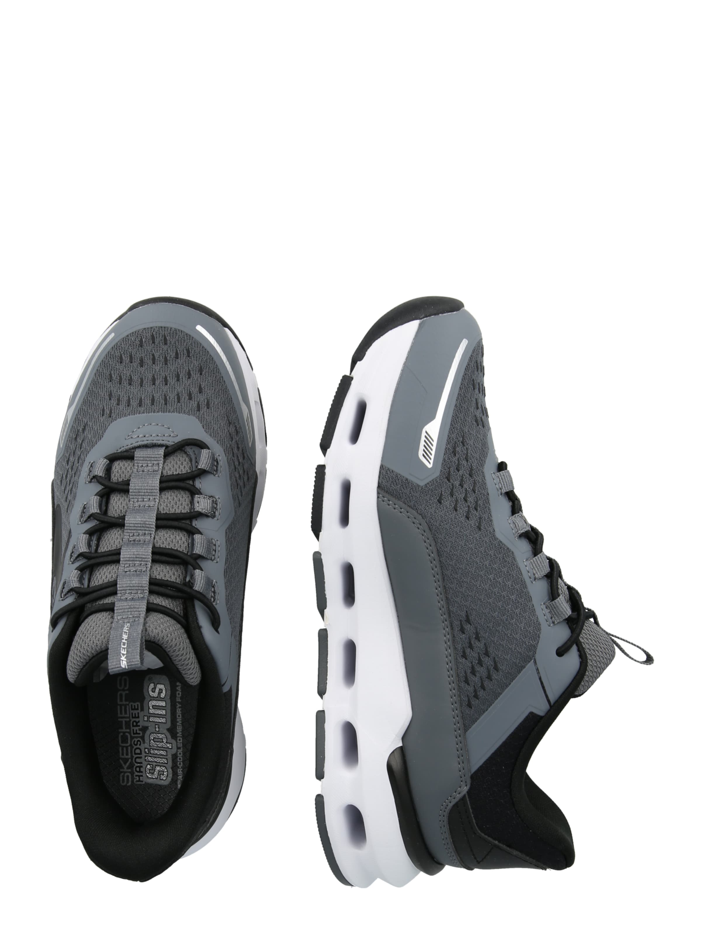 SKECHERS Сникърси 'GLIDE-STEP PLUS - VISTA-LANE' в сиво