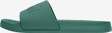 Claquettes / Tongs 'Kubota Men's Slip-On Dark Green Basic Plain Pool Slides' Kubota en vert : devant