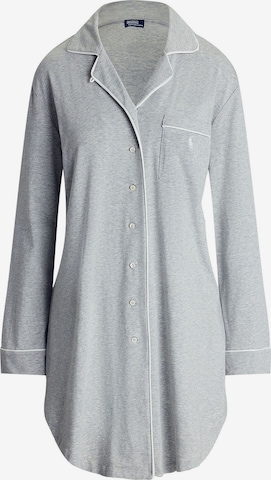 Polo Ralph Lauren Nachthemd ' Polo Essentials ' in Grau: Vorderseite