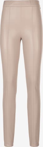 Basler Skinny Broek in Beige: voorkant