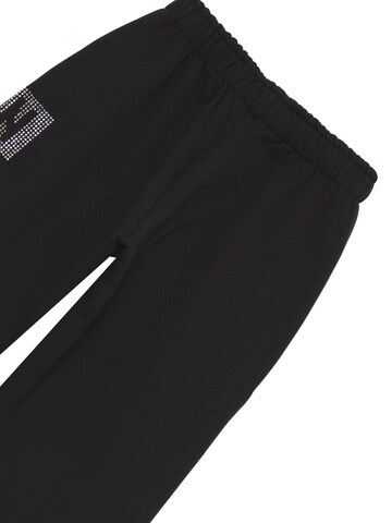 ICON Wide Leg Hose in Schwarz