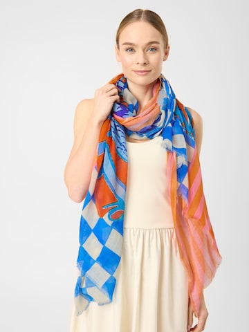 Écharpe CODELLO en bleu : devant