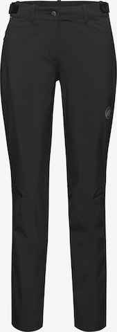 MAMMUT Regular Athletic Pants 'Runbold' in Black: front