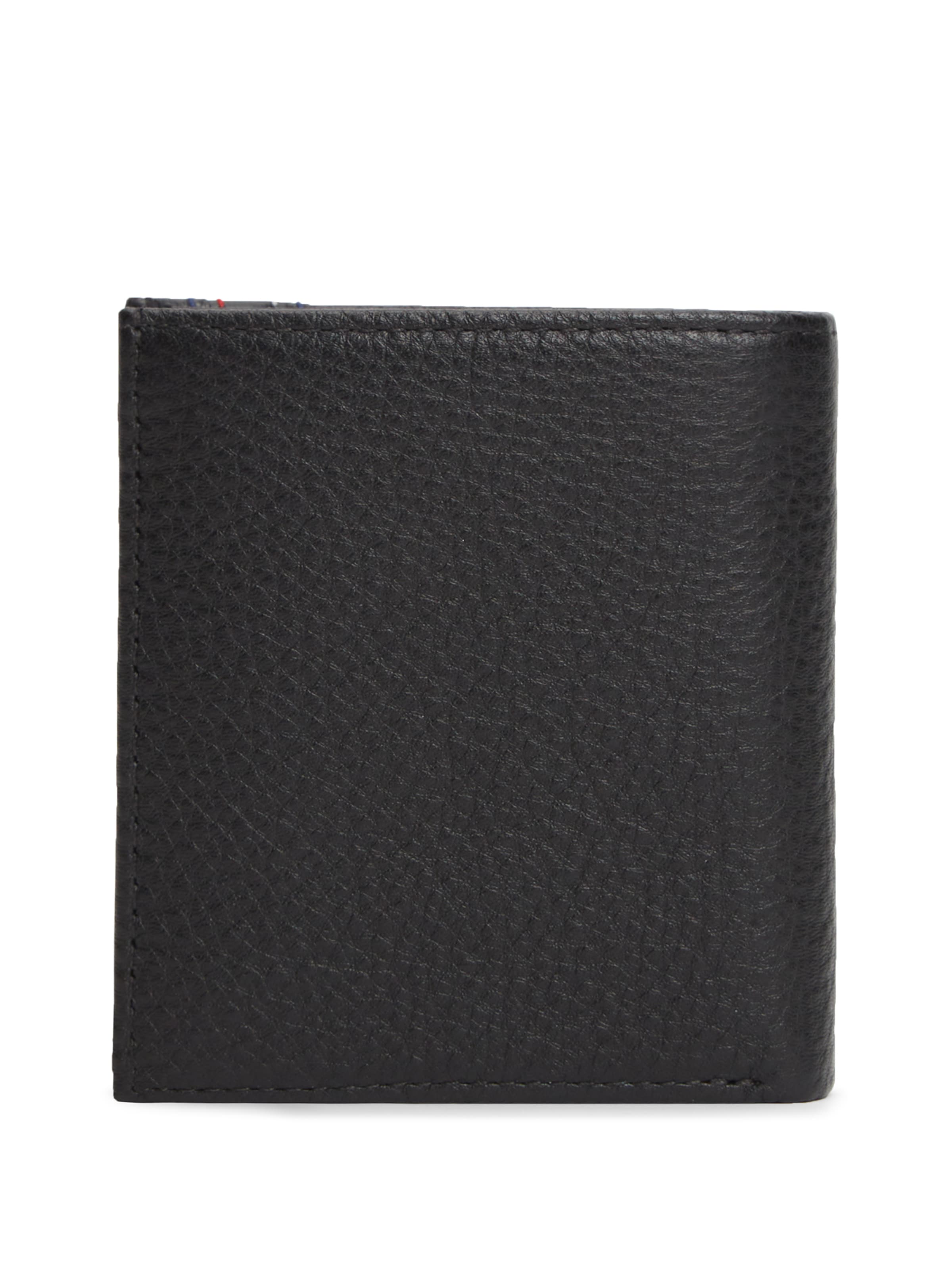 TOMMY HILFIGER Plånbok 'CENTRAL TRIFOILD' i svart