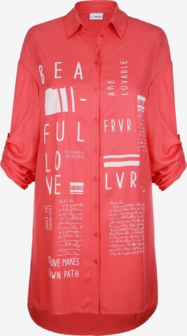 MIAMODA Tunic in Red: front