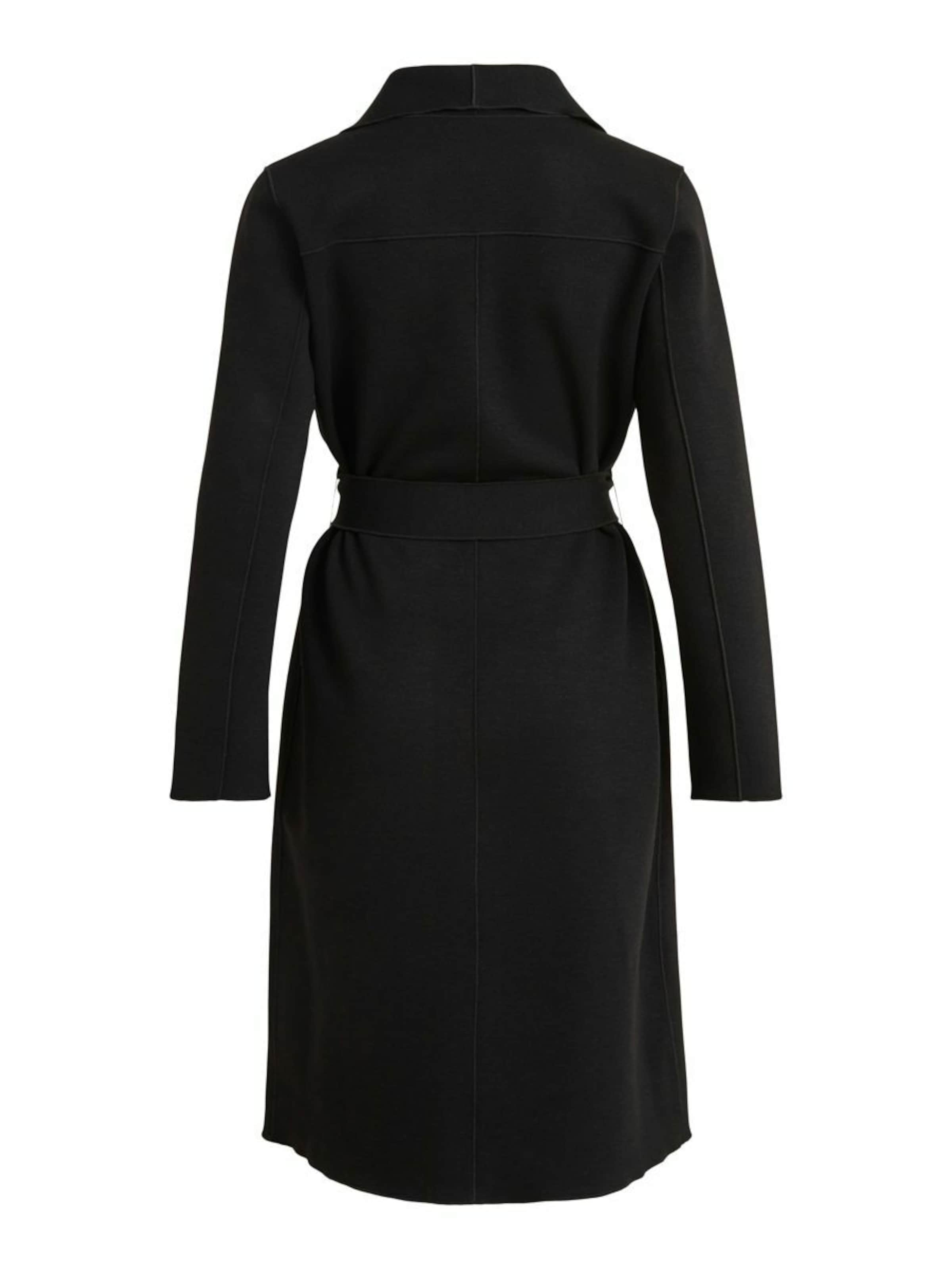 VILA Prechodný kabát 'JUICE' - Čierna