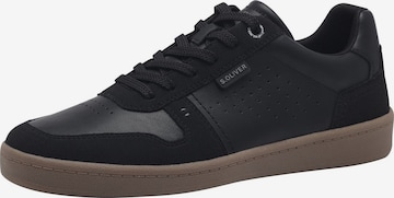 s.Oliver Platform trainers in Black: front