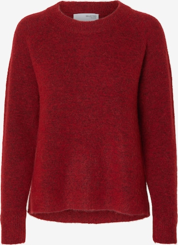 SELECTED Kampsun 'SLFLULU', värv punane: eest vaates