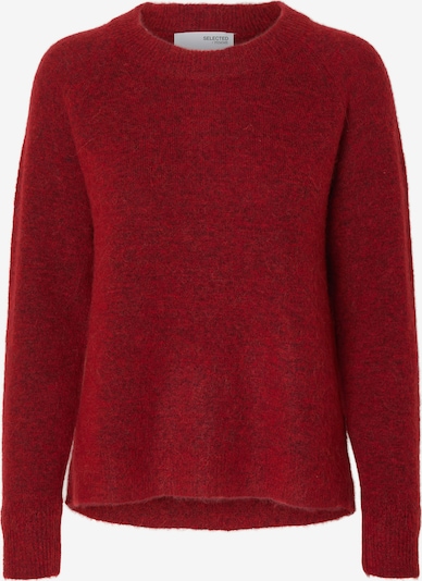 SELECTED Neulepaita 'SLFLULU' värissä meleerattu punainen, Tuotenäkymä