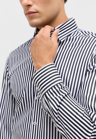 ETERNA Slim fit Business shirt in Black