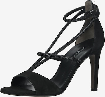 Sandalo di Paul Green in nero: frontale