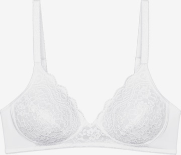 Invisible Soutien-gorge ' Amourette ' TRIUMPH en blanc : devant