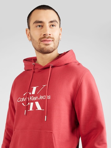 Calvin Klein Jeans Sweatshirt in Rot