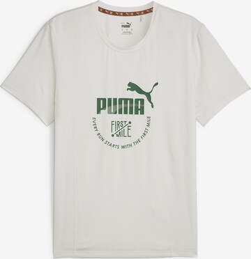 PUMA - Camiseta funcional 'First Mile' en gris: frente