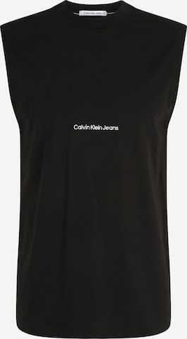 T-Shirt Calvin Klein Jeans en noir : devant