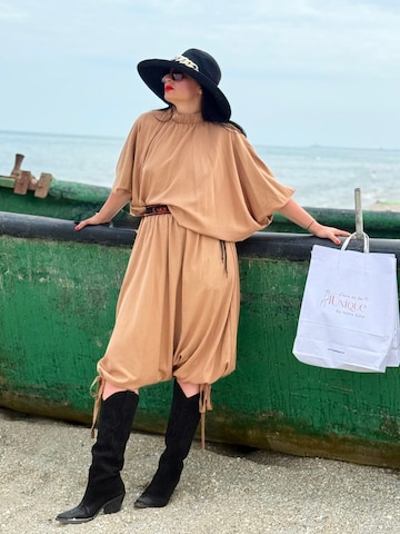 IUnique Blouse 'Kimono Blouse' in Brown
