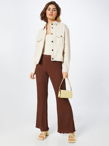 Bootcut Pantalon Monki en marron