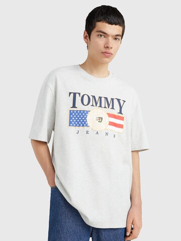 Tommy Jeans Shirt 'Luxe USA' in Grey: front