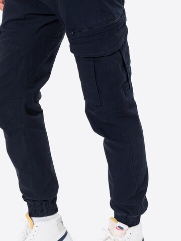 Cotton On Tapered Cargohose in Blau