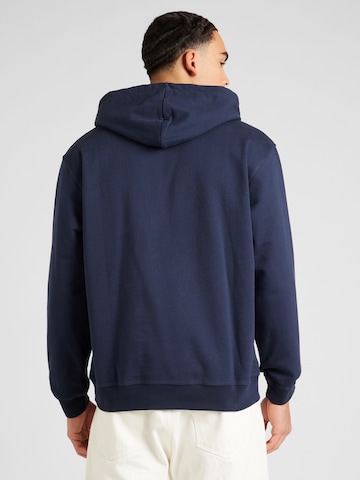 Cleptomanicx Sweatshirt 'Clouds' in Blau