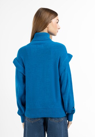 MYMO - Pullover 'Blonda' em azul