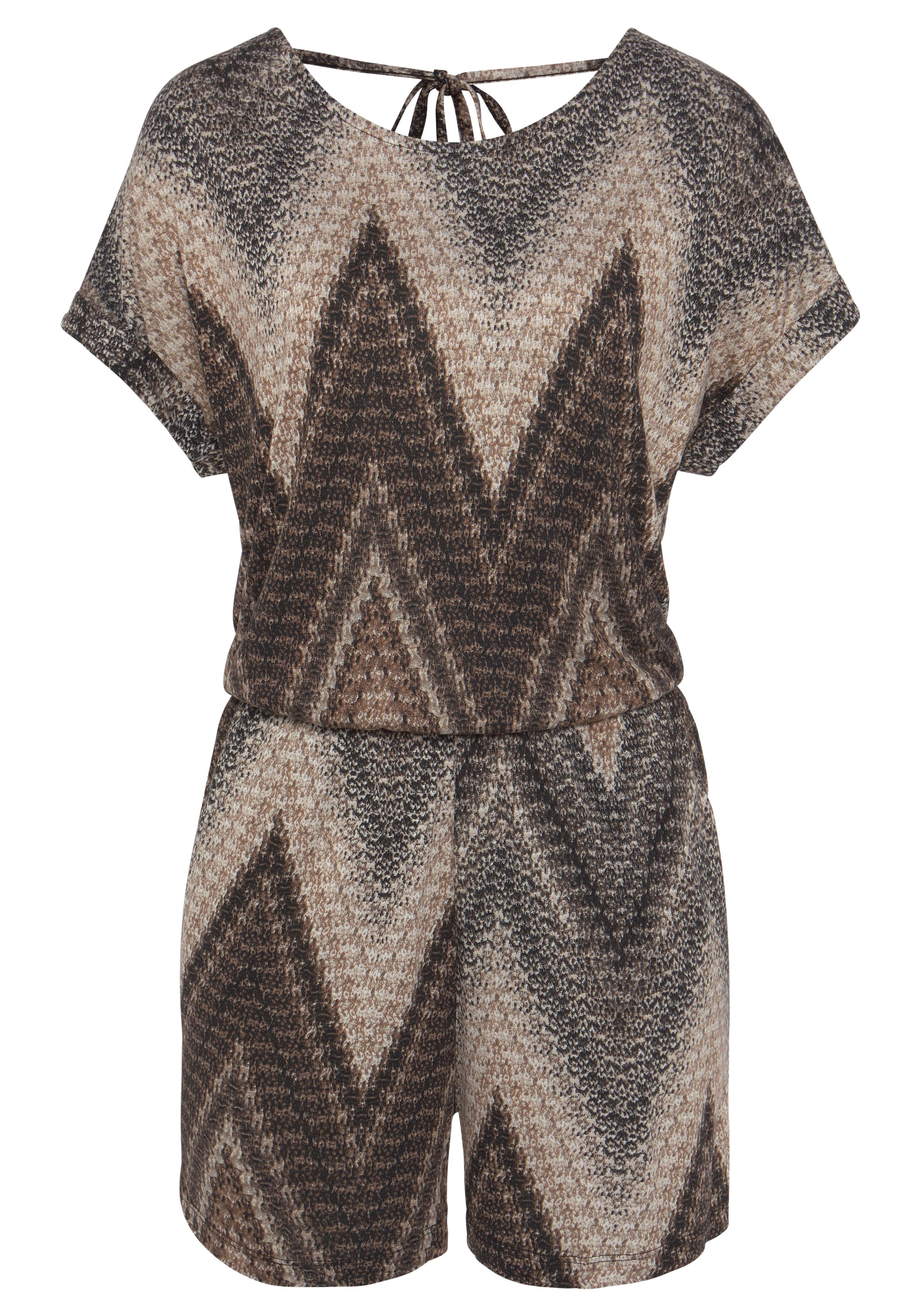 LASCANA Jumpsuit in Beige: front