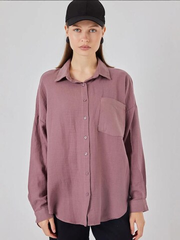 Camicia da donna di Bigdart in lilla: frontale
