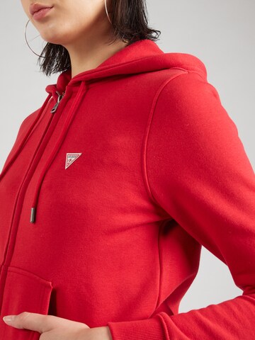 Veste de survêtement GUESS JEANS en rouge