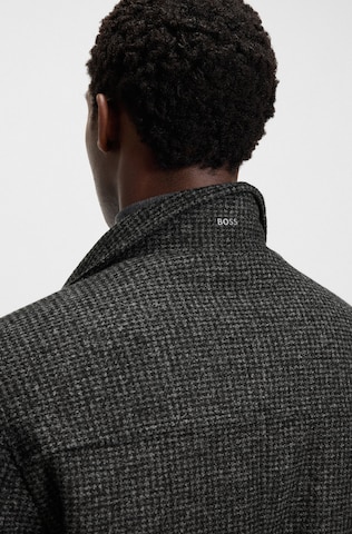 BOSS Between-Seasons Coat in Black