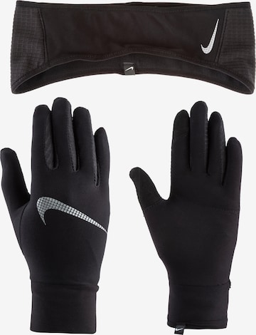 NIKE Sports headband in Black: front