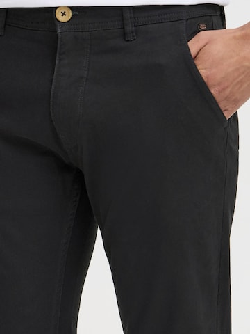 BLEND - Slimfit Pantalón chino 'Natan' en negro