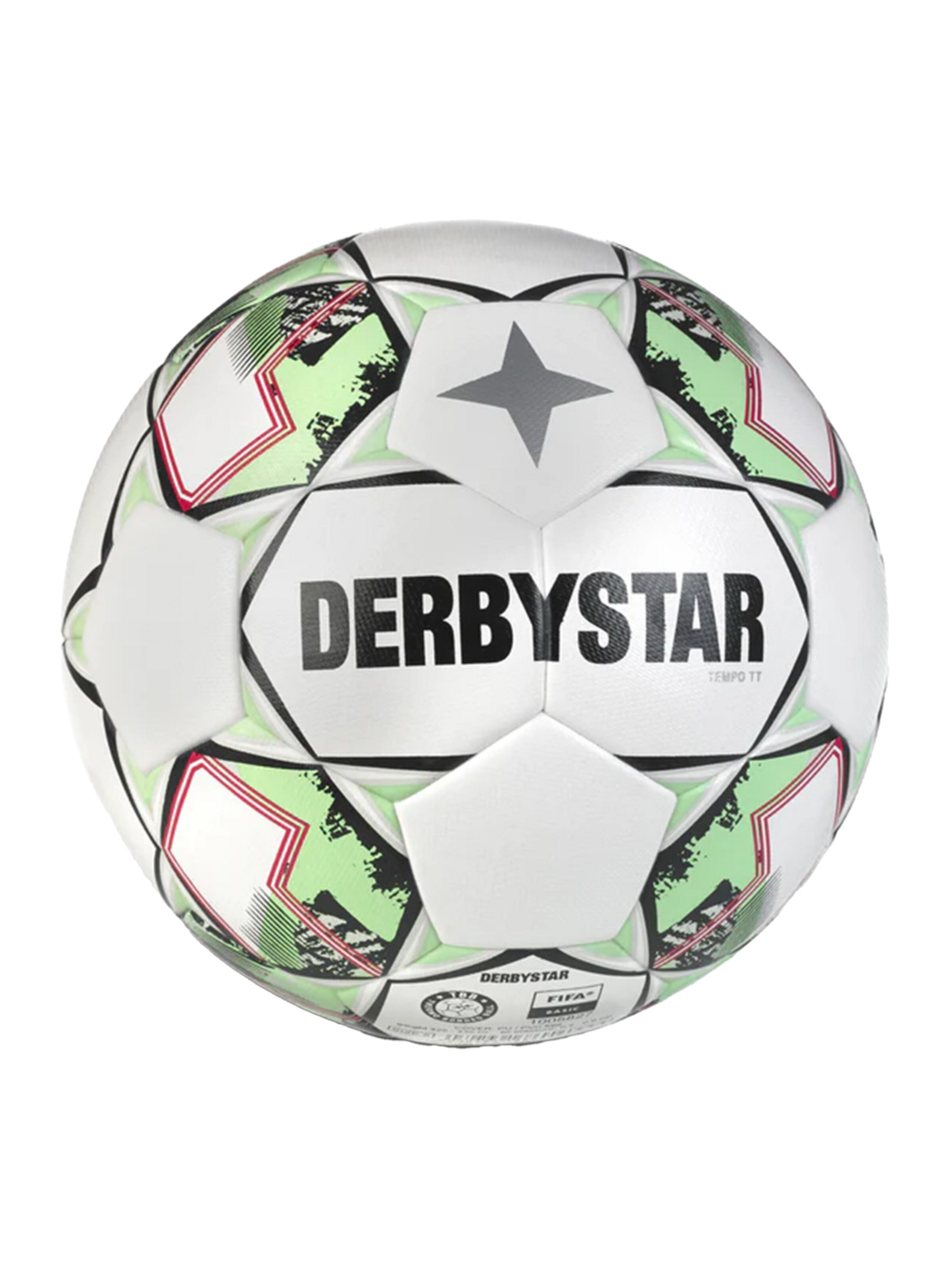 DERBYSTAR Ball in Weiß: Vorderseite