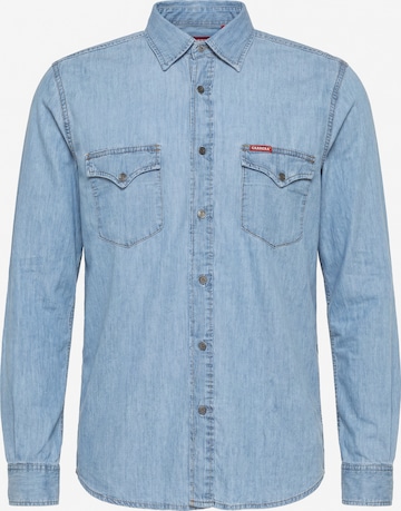 Carrera Jeans Shirt 'Western' in Blau: Vorderseite