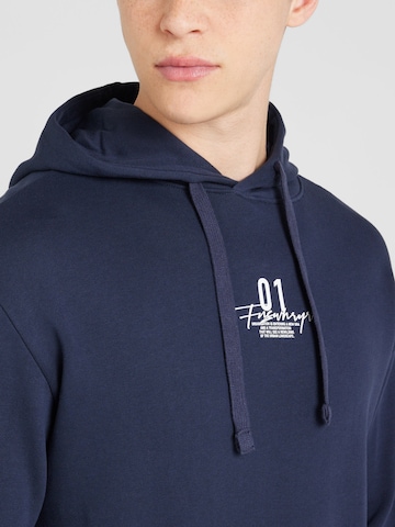 QS Sweatshirt in Blau