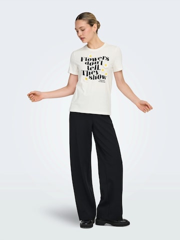 ONLY Shirt 'ONLCILLE DAISIES' in White