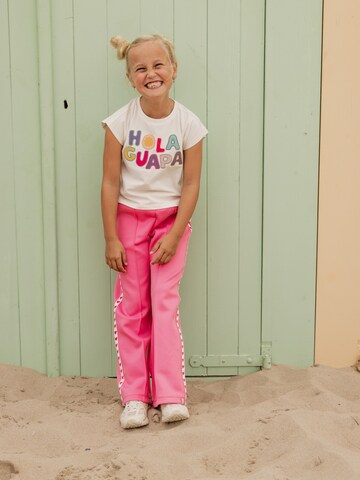 Looxs Revolution Loose fit Trousers in Pink: front