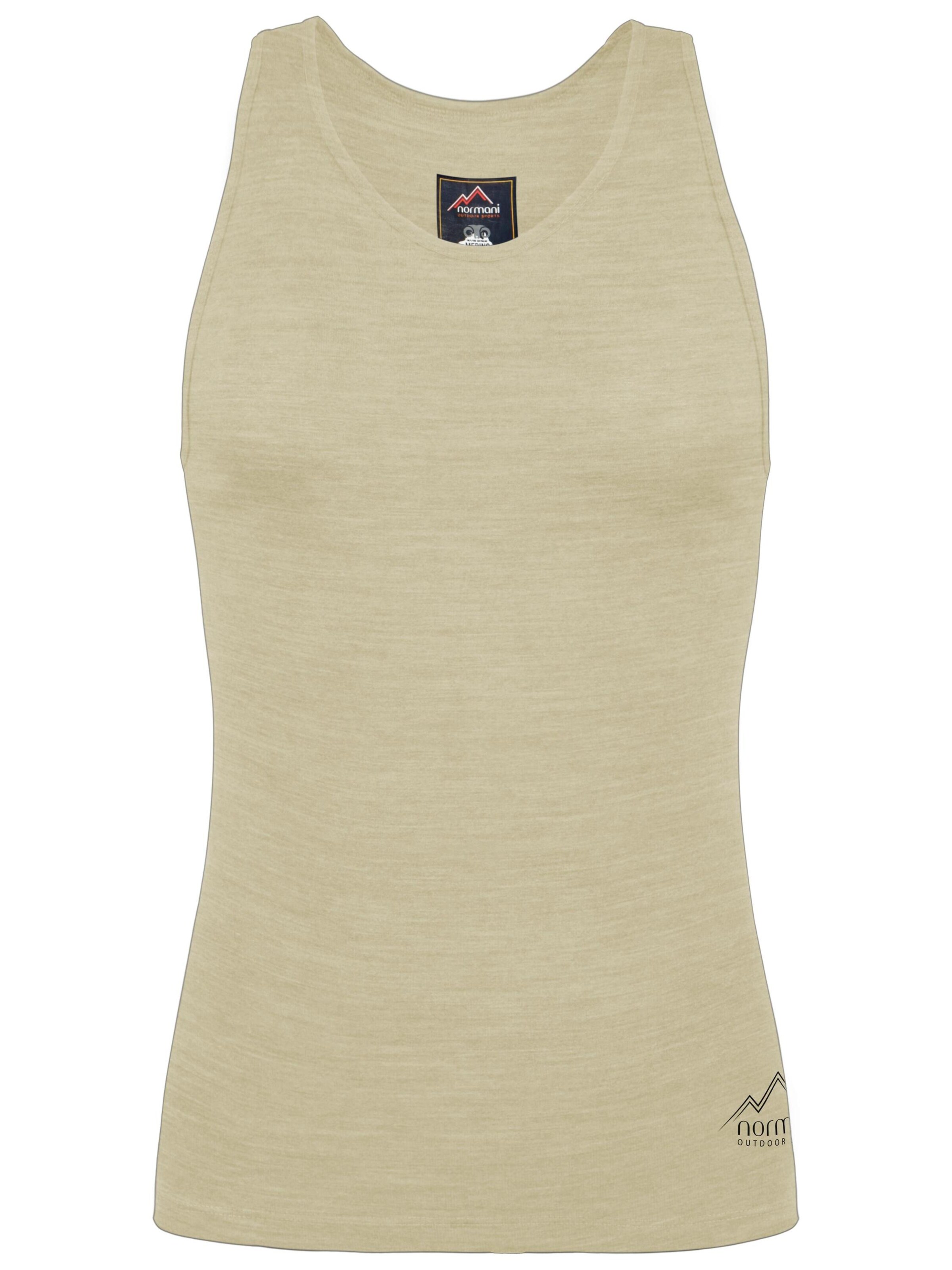 normani Unterhemd 'Quilpie' in Weiß: Vorderseite