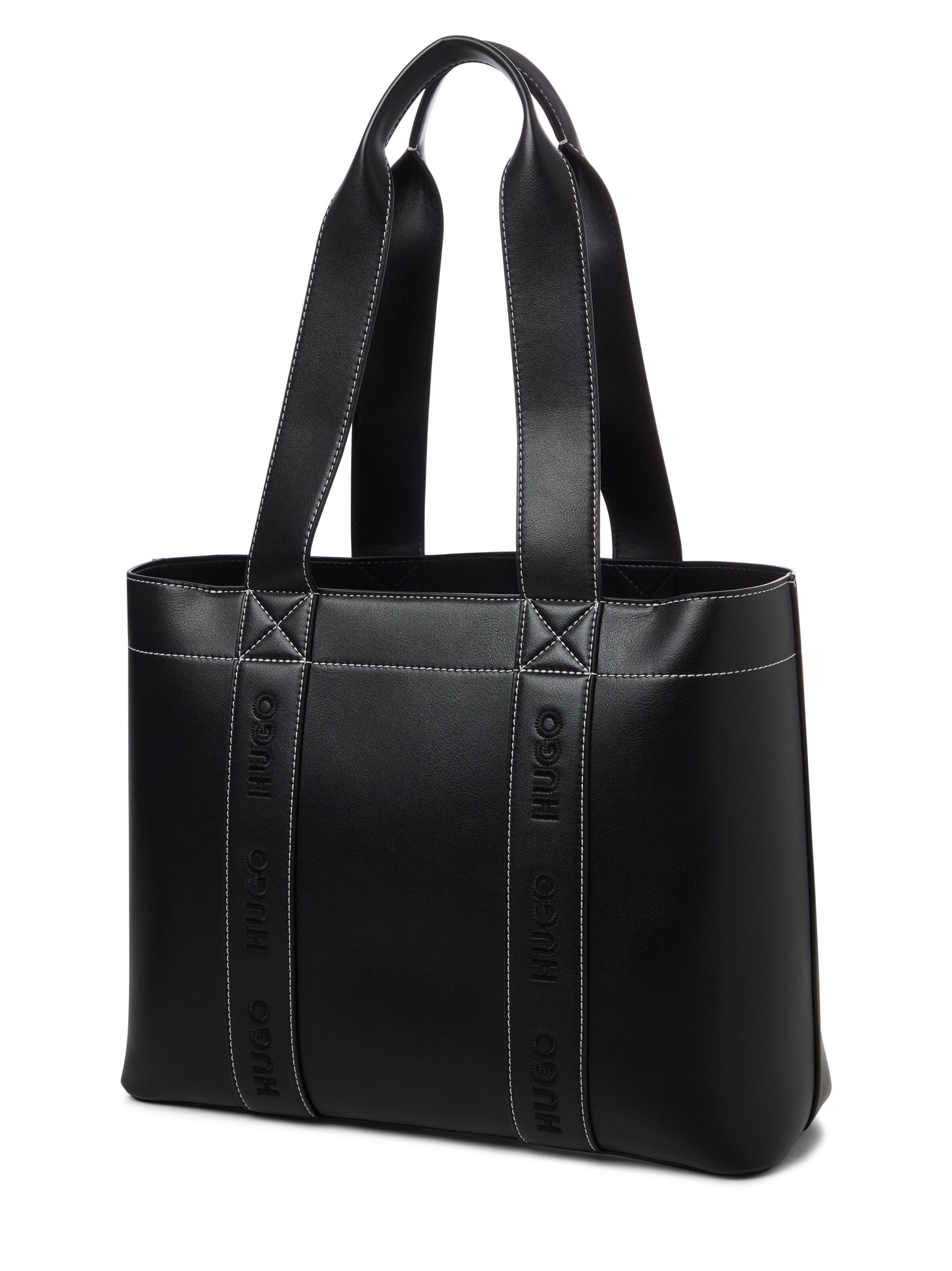HUGO Shopper in Black: front