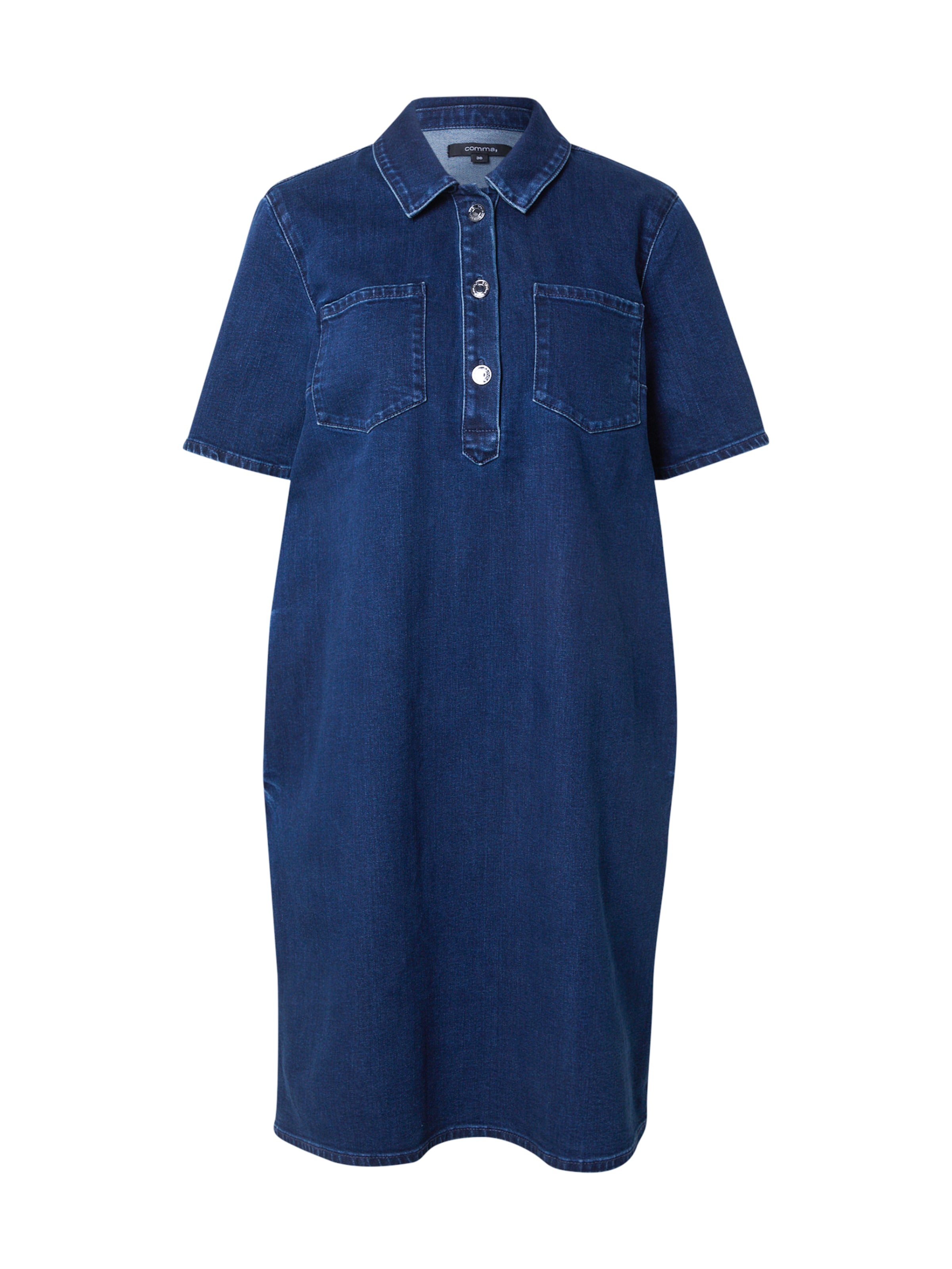 Abito camicia di COMMA in blu: frontale
