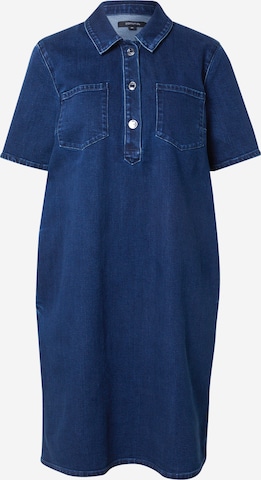 COMMAKošulja haljina - plava boja: prednji dio