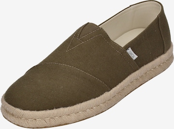 TOMS Espadrilles 'Alp Rope 2.0' in Green: front