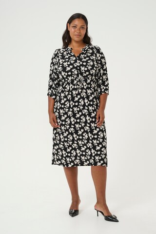 KAFFE CURVE Kleid  'Juna ' in Schwarz