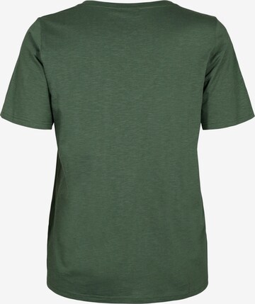 T-shirt 'Brea' Zizzi en vert