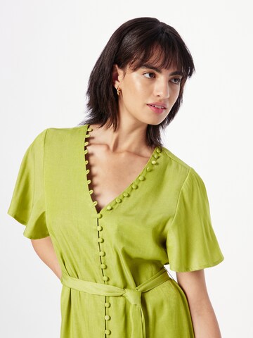 Freebird Skjortklänning 'Leora' i grön