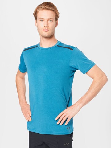 OAKLEY - Camisa funcionais 'LIBERATION' em azul: frente