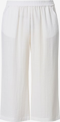 Pantalon Ulla Popken en blanc : devant